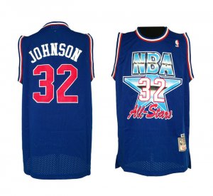 Johnson 1992 Year all star game jersey blue